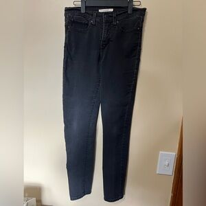Women’s Levi’s 311 Black Shaping Skinny Jeans Size 27